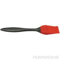 HUBERT Pastry Brush with Black Plastic Handle Red Silicone - 7 L x 1 3/10 W - B01N7KUZFJ